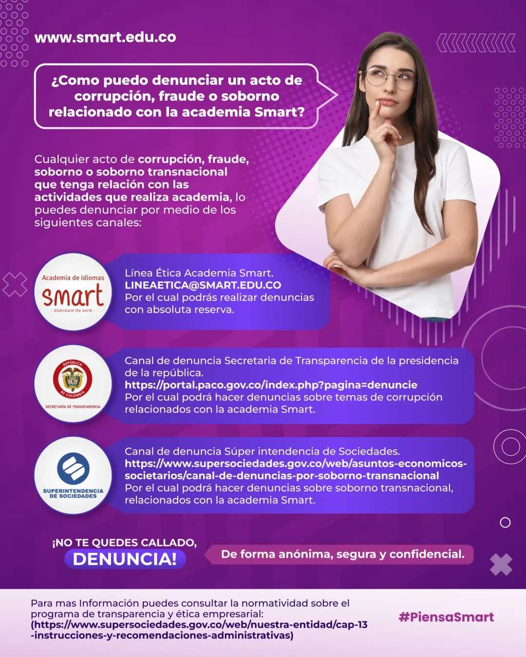 Líneas de denuncia Smart